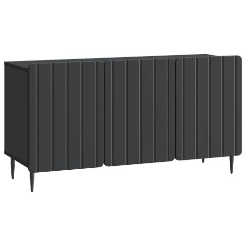 ТВ шкаф Черно 99 x 34,5 x 52 см Инженерна дървесина