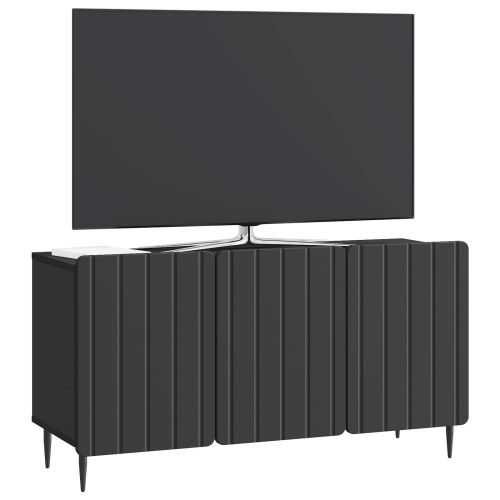 ТВ шкаф Черно 99 x 34,5 x 52 см Инженерна дървесина