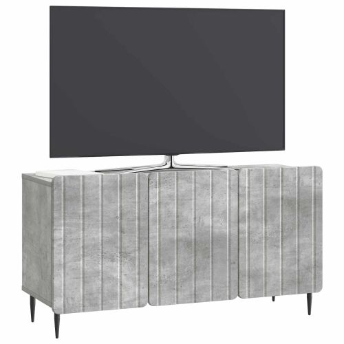 ТВ шкаф Бетонно сиво 99 x 34,5 x 52 см Инженерна дървесина