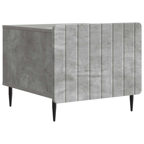 Масичка за кафе с чекмедже Бетонно сиво 49 x 50 x 42 см