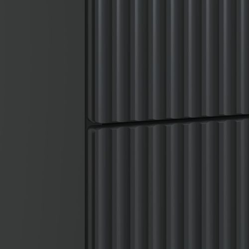 Нощен шкаф Черно 43 x 34,5 x 48 см Инженерна дървесина