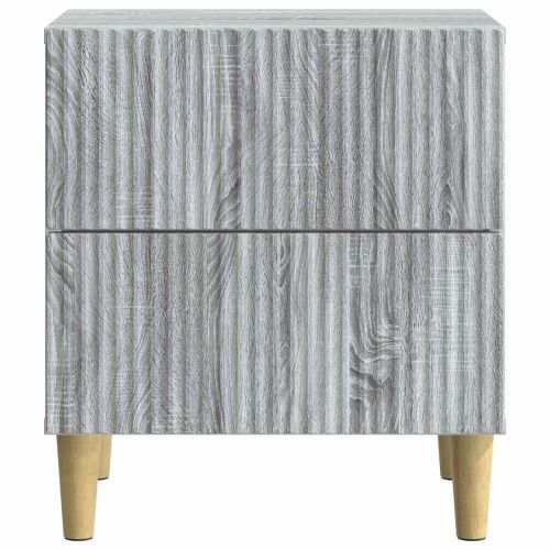 Нощен шкаф с чекмедже 2 pcs Сива сонома 43 x 34,5 x 48 см