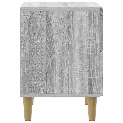 Нощен шкаф с чекмедже 2 pcs Сива сонома 43 x 34,5 x 48 см