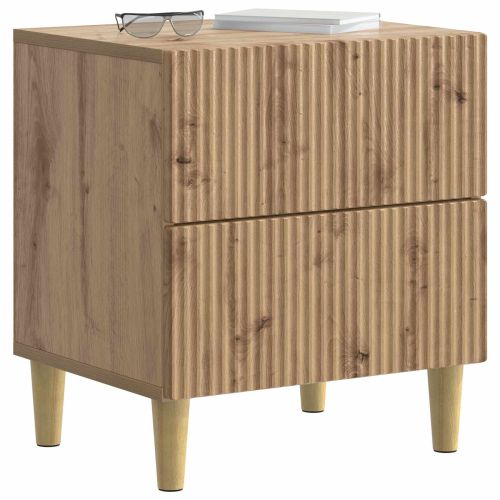 Нощен шкаф с чекмедже 2 pcs Дъб артизан 43 x 34,5 x 48 см