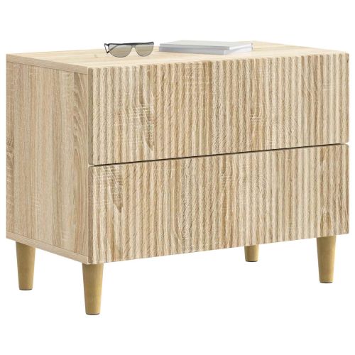 Нощен шкаф Дъб сонома 62 x 34,5 x 48 см Инженерна дървесина