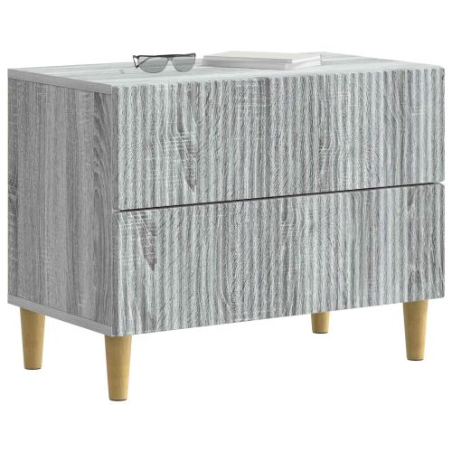 Нощен шкаф Сива сонома 62 x 34,5 x 48 см Инженерна дървесина