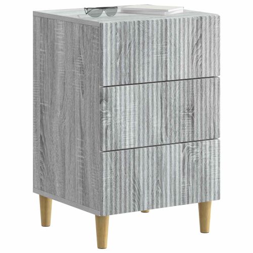 Нощен шкаф Сива сонома 43 x 41 x 66,5 см Инженерна дървесина