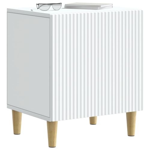 Нощен шкаф 2 pcs Бяло 43 x 34,5 x 50 см Инженерна дървесина