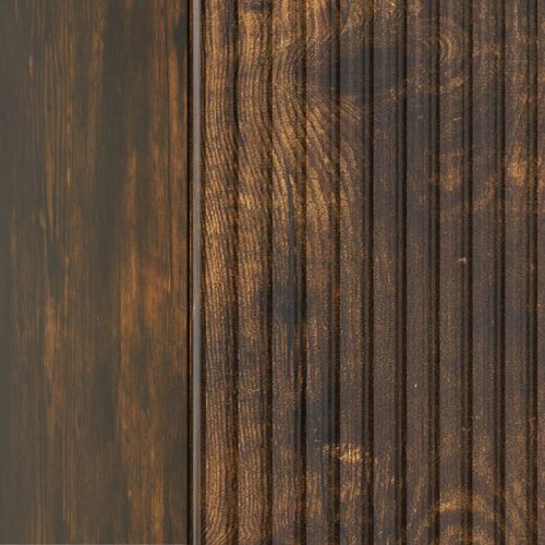 Нощен шкаф 2 pcs Опушен дъб 43 x 34,5 x 50 см