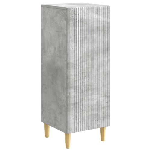 Служебен шкаф Бетонно сиво 33 x 34,5 x 90 см