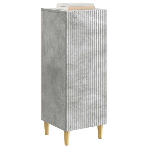 Служебен шкаф Бетонно сиво 33 x 34,5 x 90 см