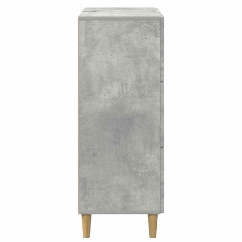 Чекмеджетен шкаф Бетонно сиво 66 x 34,5 x 90 см