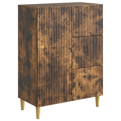 Служебен шкаф Опушен дъб 66 x 34,5 x 90 см Инженерна дървесина