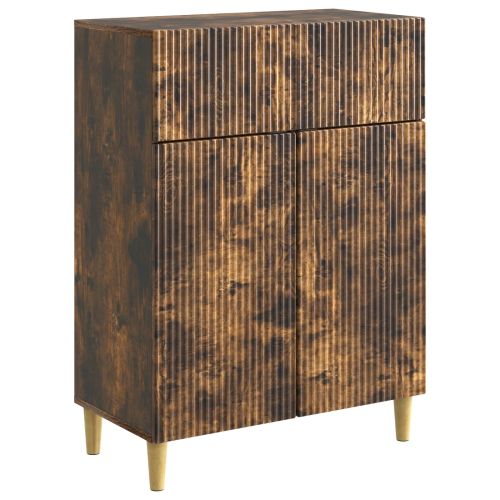 Служебен шкаф Опушен дъб 66 x 34,5 x 90 см Инженерна дървесина