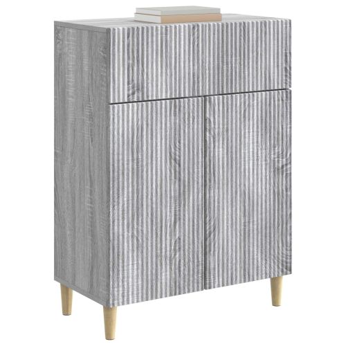 Служебен шкаф Сива сонома 66 x 34,5 x 90 см Инженерна дървесина