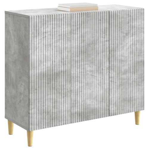 Служебен шкаф Бетонно сиво 89 x 34,5 x 80 см