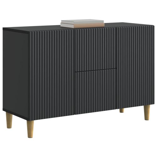 Служебен шкаф Черно 89 x 34,5 x 60 см Инженерна дървесина