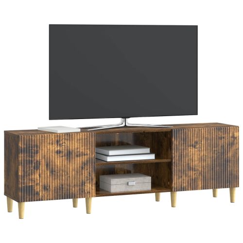 ТВ шкаф Опушен дъб 150 x 31 x 50 см Инженерна дървесина