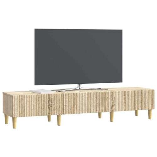 ТВ шкаф Дъб сонома 147 x 34,5 x 30 см Инженерна дървесина