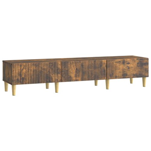 ТВ шкаф Опушен дъб 147 x 34,5 x 30 см Инженерна дървесина