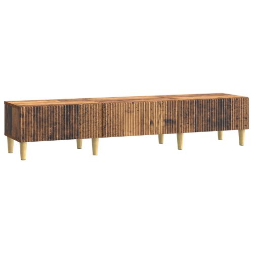 ТВ шкаф Старо дърво 147 x 34,5 x 30 см Инженерна дървесина