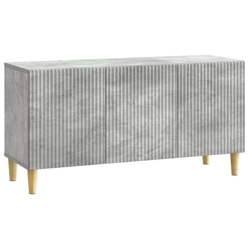 ТВ шкаф Бетонно сиво 99 x 34,5 x 50 см Инженерна дървесина