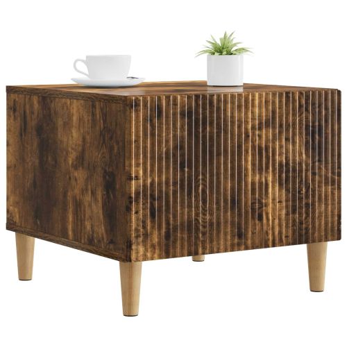 Масичка за кафе Опушен дъб 49 x 50 x 40 см Инженерна дървесина