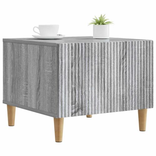 Масичка за кафе Сива сонома 49 x 50 x 40 см Инженерна дървесина