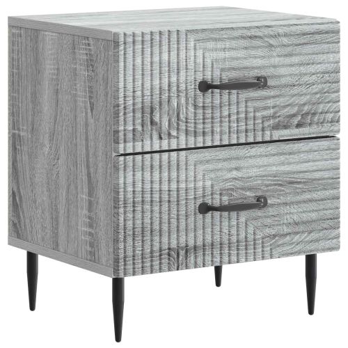 Нощен шкаф Сива сонома 43 x 34,5 x 47,5 см Инженерна дървесина