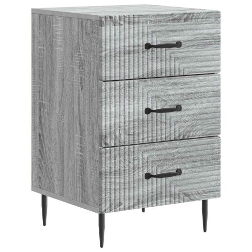 Нощен шкаф Сива сонома 43 x 41 x 66,5 см Инженерна дървесина