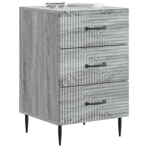 Нощен шкаф Сива сонома 43 x 41 x 66,5 см Инженерна дървесина