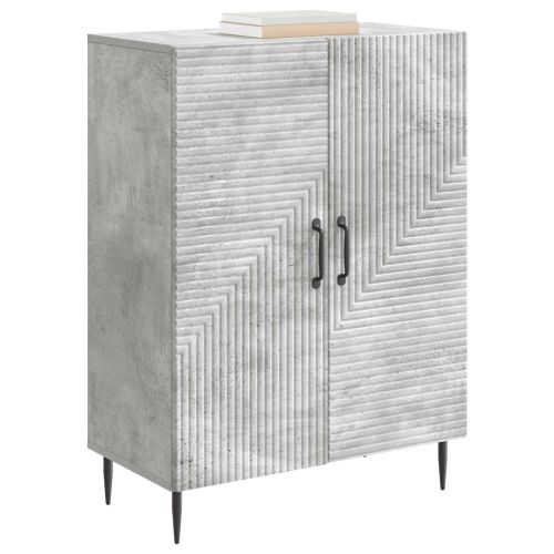 Служебен шкаф Бетонно сиво 66 x 34,5 x 89,5 см