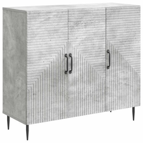 Служебен шкаф Бетонно сиво 89 x 34,5 x 80 см