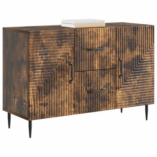 Служебен шкаф Опушен дъб 89 x 34,5 x 60 см Инженерна дървесина
