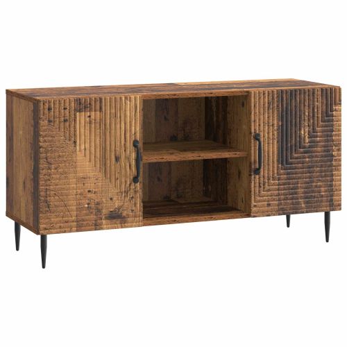 ТВ шкаф Старо дърво 102 x 34,5 x 50 см Инженерна дървесина