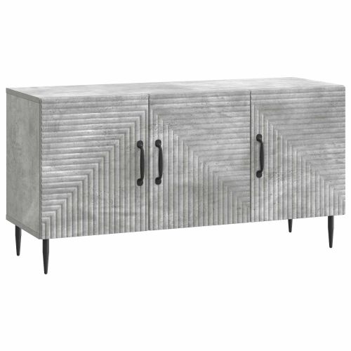 ТВ шкаф Бетонно сиво 99 x 34,5 x 50 см Инженерна дървесина