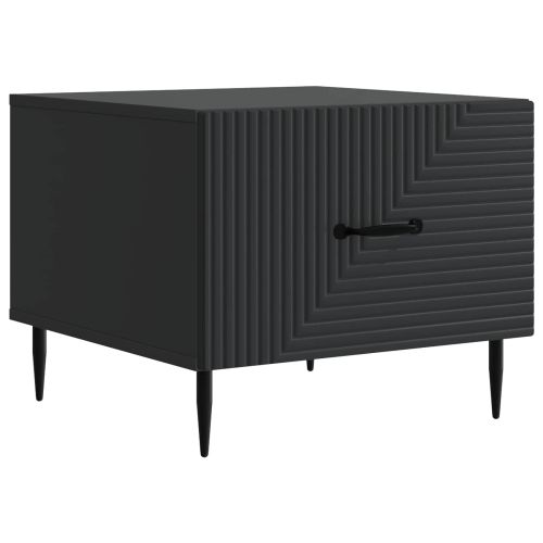 Масичка за кафе Черно 49 x 50 x 40 см Инженерна дървесина