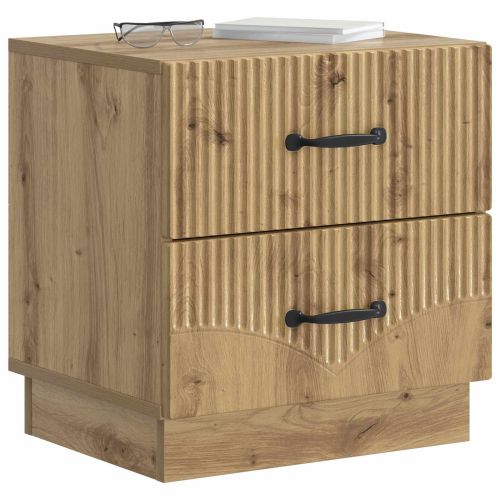 Нощен шкаф с чекмедже 2 pcs Дъб артизан 43 x 34,5 x 44,5 см
