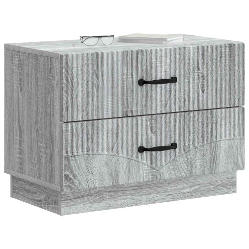 Нощен шкаф Сива сонома 62 x 34,5 x 44,5 см Инженерна дървесина