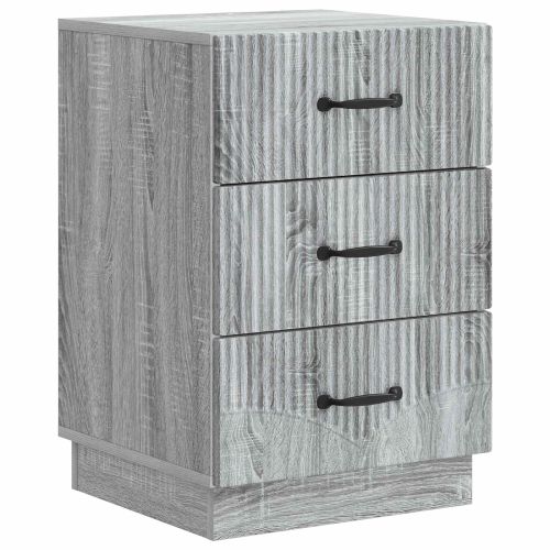 Нощен шкаф Сива сонома 43 x 41 x 63,5 см Инженерна дървесина