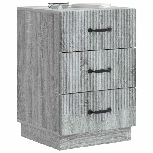 Нощен шкаф Сива сонома 43 x 41 x 63,5 см Инженерна дървесина