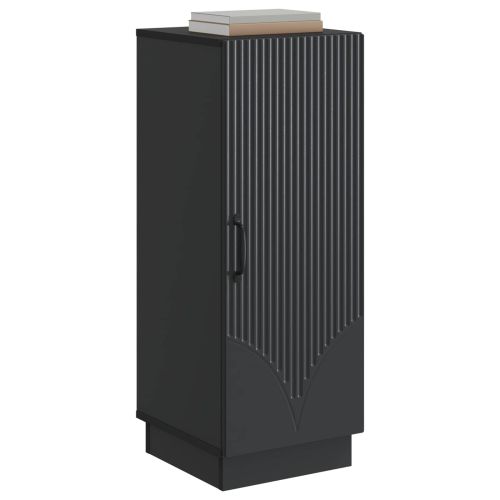 Служебен шкаф Черно 33 x 34,5 x 87 см Инженерна дървесина