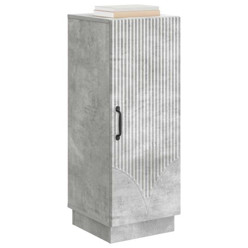 Служебен шкаф Бетонно сиво 33 x 34,5 x 87 см