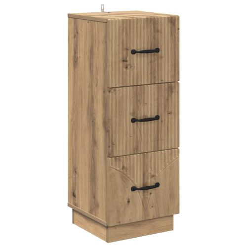 Чекмеджетен шкаф Дъб артизан 33 x 34,5 x 87 см