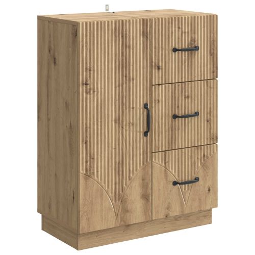 Служебен шкаф Дъб артизан 66 x 34,5 x 87 см Инженерна дървесина