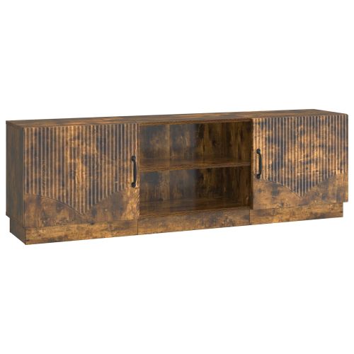 ТВ шкаф Опушен дъб 150 x 31 x 47 см Инженерна дървесина