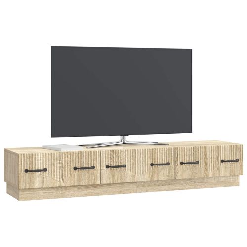 ТВ шкаф Дъб сонома 147 x 34,5 x 27 см Инженерна дървесина