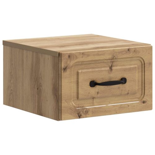 Спален шкаф с монтаж на стена Дъб артизан 34,5 x 33 x 20 см
