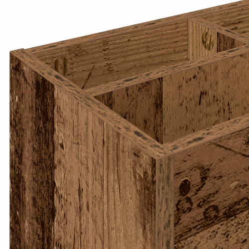 Стойка за чадър Старо дърво 65 x 24 x 50 см Инженерна дървесина