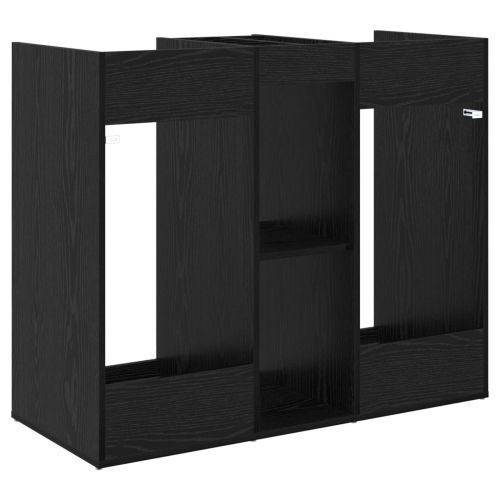 Голф шкаф Едноцветен Черния дъб 102 x 45 x 85,5 см